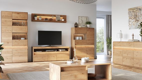 miniaturka Elegancki Dąb Ława z Szufladą Salar