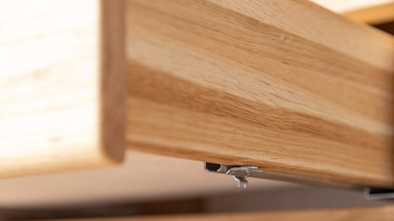 miniaturka Elegancki Dąb Ława z Szufladą Salar