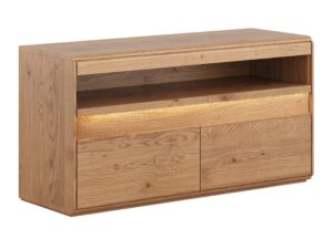 Wąska Szafka RTV Naturalny Dąb  Salar