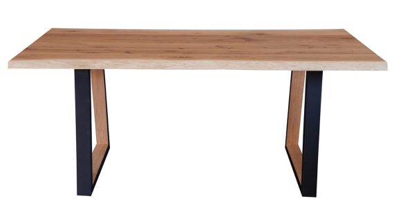 Debowy Stół  Mavardo 90x180 czarne nogi - obrazek 2