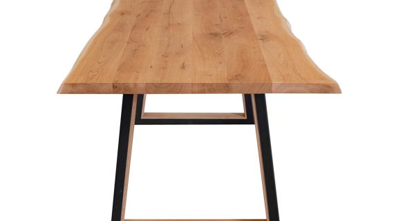 Debowy Stół  Mavardo 90x180 czarne nogi - obrazek 4