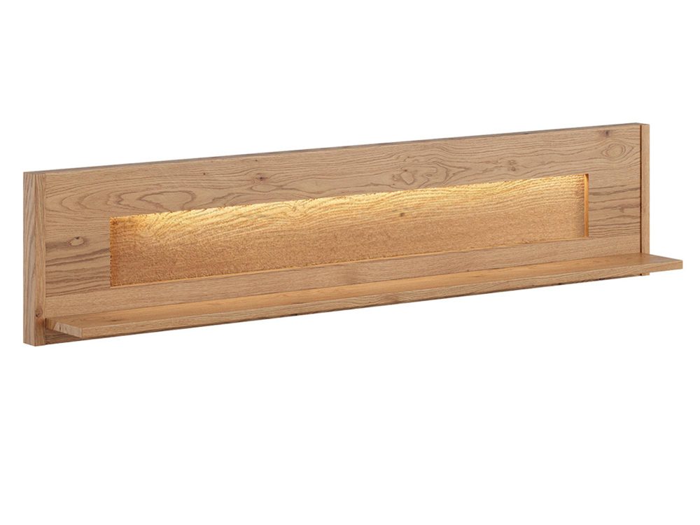 Półka 120 cm Wisząca Dąb Olejowany Salar