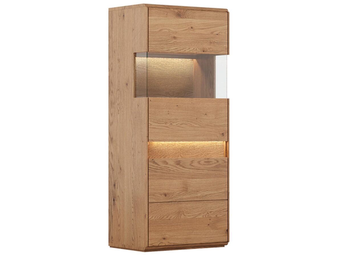 Dąb Naturalny Witryna Niska Lewa  Salar