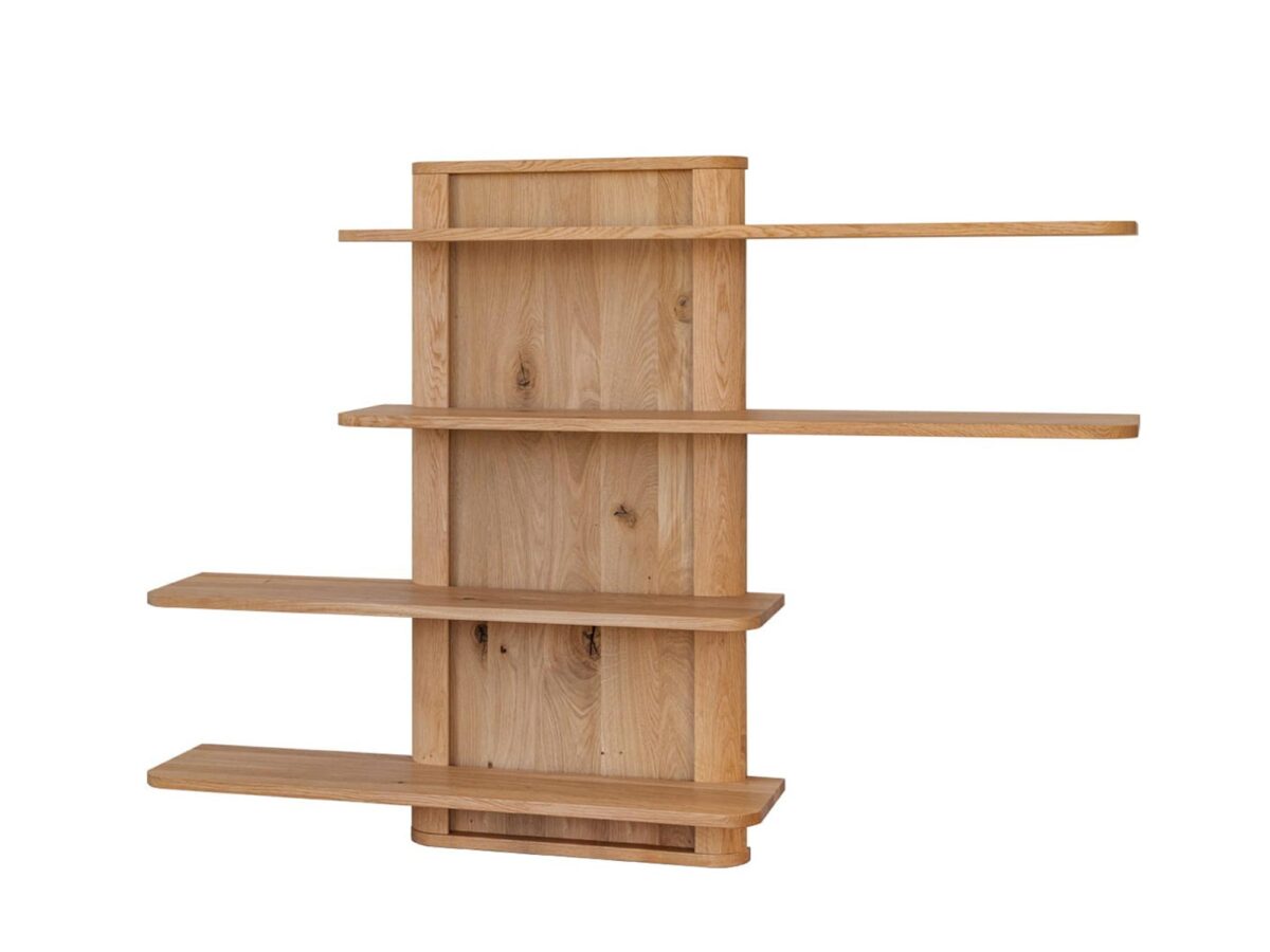 Komplet Półek Wiszące Dębowy Design Salar