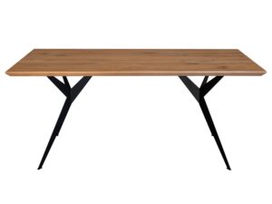 Dębowy Stół na metalowych nogach 100×200