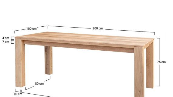 miniaturka Dębowy Stół Gaia 100×200