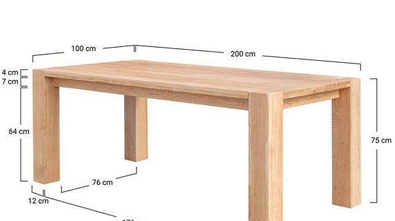 miniaturka Stół do jadalni debowy 100×200