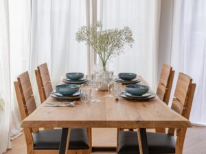 miniaturka Debowy Stół  Mavardo 100×200 czarne nogi