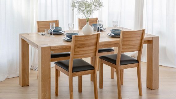 miniaturka Stół do jadalni debowy 90×180