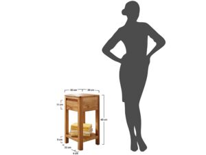 miniaturka Dębowy Stolik na Kwiaty I Bagan