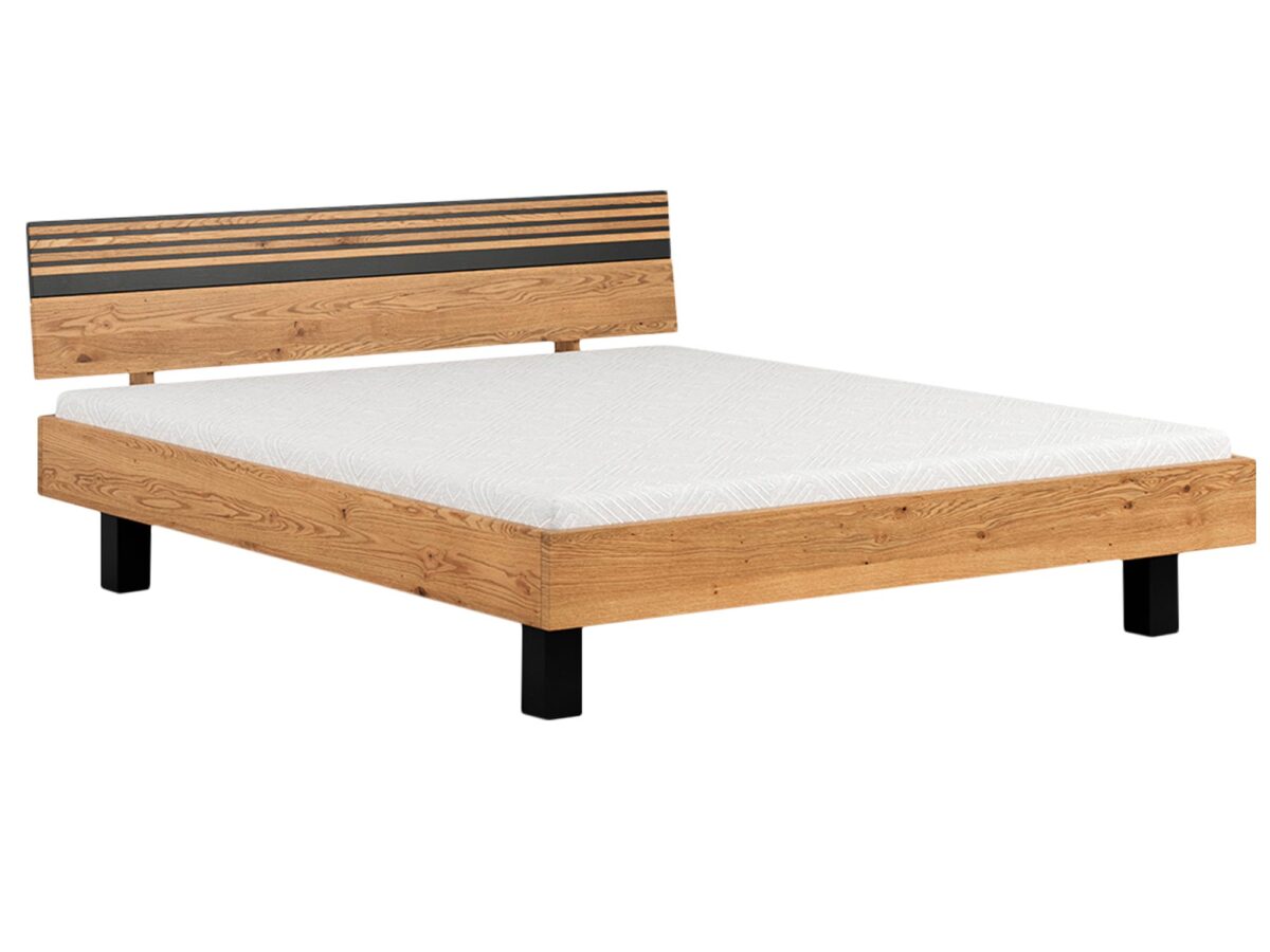 Design Loft Łóżko Dębowe  Inari