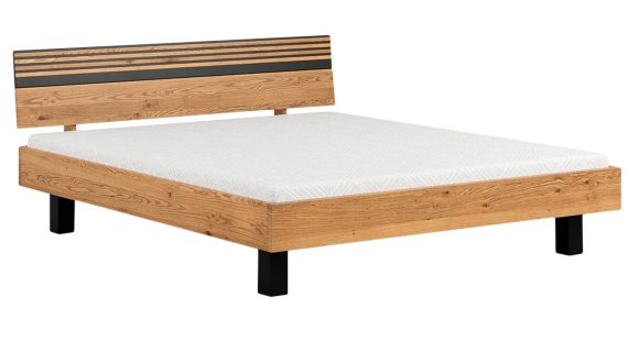 Design Loft Łóżko Dębowe  Inari