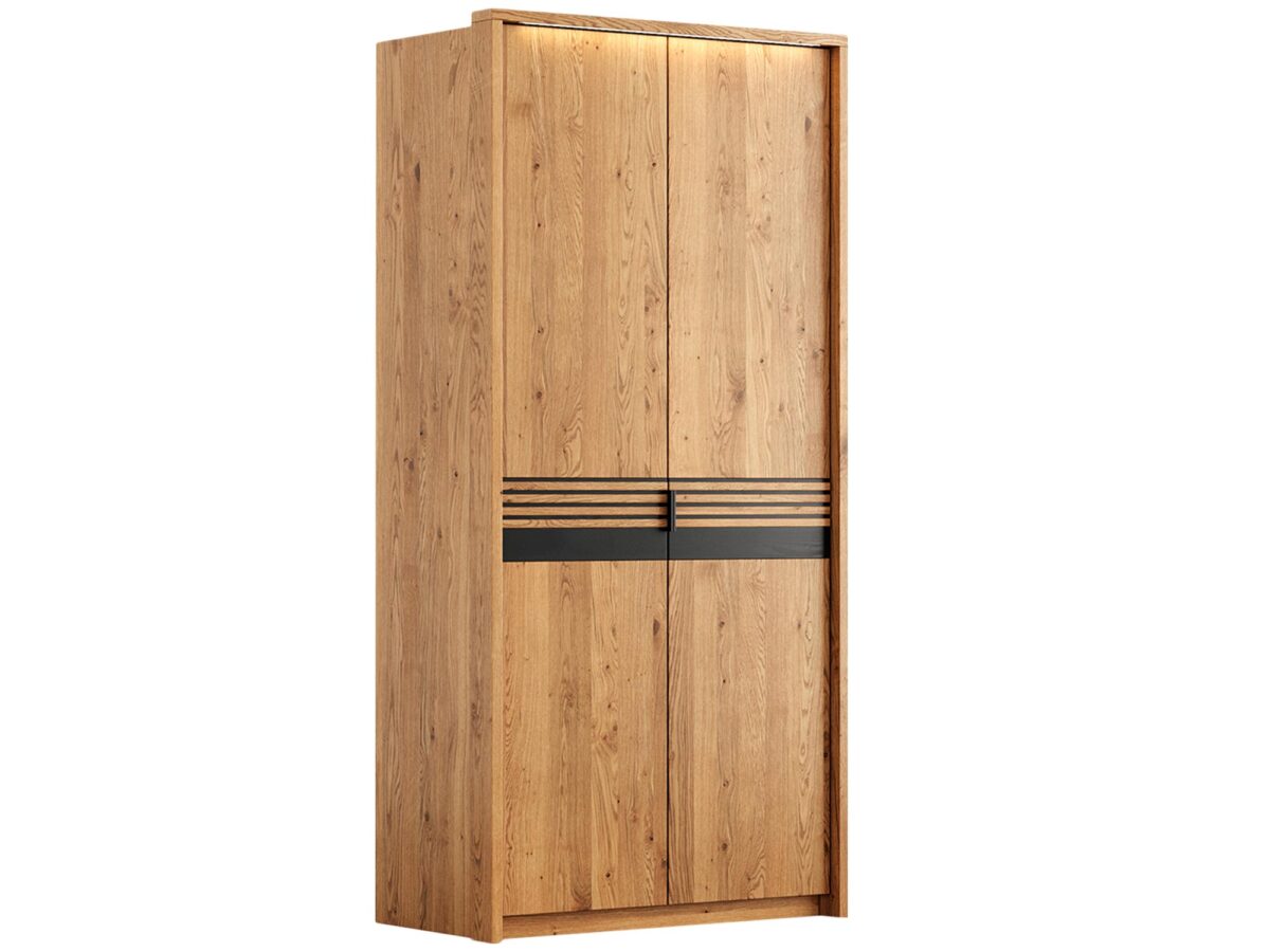 Loftowa Szafa Dębowa 2 Drzwi  Inari