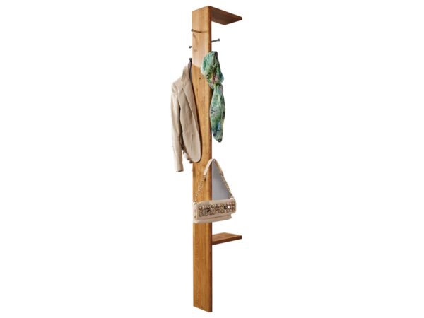 Zbliżenie na pionowy słupek z trzema drążkami – nowoczesny styl