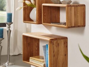 miniaturka Zestaw 3szt Półek Dębowych Bagan