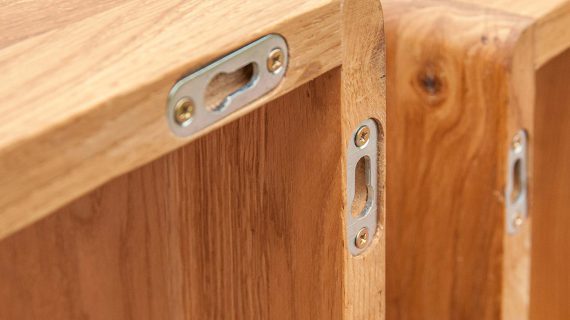 miniaturka Zestaw 3szt Półek Dębowych Bagan