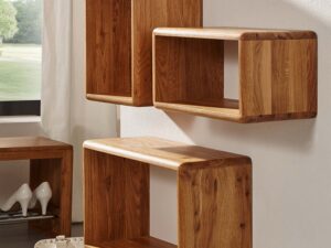 miniaturka Zestaw 3szt Półek Dębowych Bagan