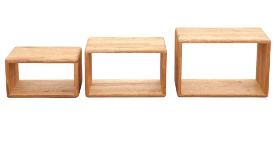 miniaturka Zestaw 3szt Półek Dębowych Bagan