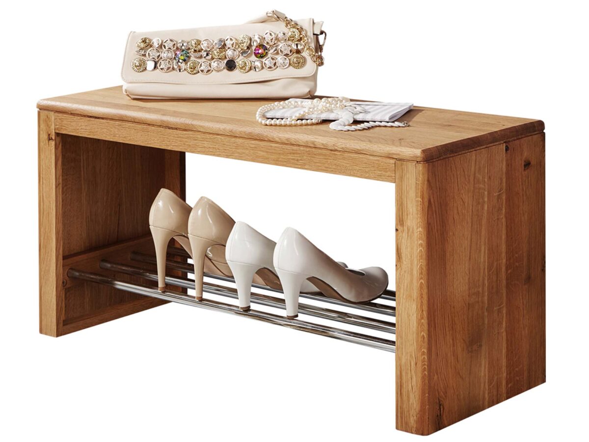 Mały Regał na Buty Dębowy Bagan