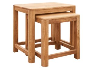 miniaturka Zestaw 2szt Stoliczków Dębowych Bagan