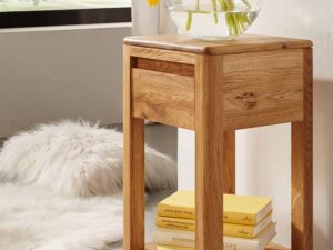 miniaturka Dębowy Stolik na Kwiaty I Bagan