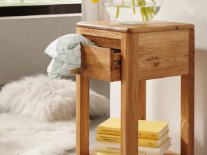 miniaturka Dębowy Stolik na Kwiaty I Bagan