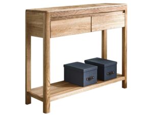 Stolik z Szufladami Dębowy Bagan