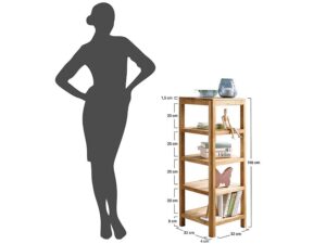 miniaturka Duży Regał Klasyczny Dąb Bagan