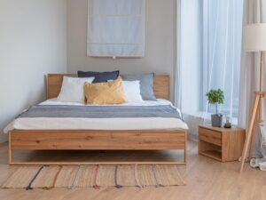 miniaturka Klasyczne Dębowe Łóżko Dąb Olejowany Blitz