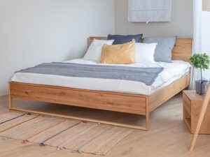 miniaturka Klasyczne Dębowe Łóżko Dąb Olejowany Blitz