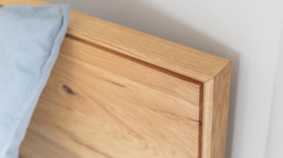 miniaturka Klasyczne Dębowe Łóżko Dąb Olejowany Blitz