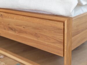 miniaturka Klasyczne Dębowe Łóżko Dąb Olejowany Blitz