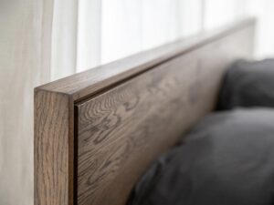 miniaturka Klasyczne Dębowe Łóżko Dąb Dymiony Blitz