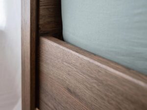 miniaturka Klasyczne Dębowe Łóżko Dąb Dymiony Blitz