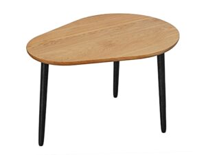 Stolik kawowy debowy na trzech nogach