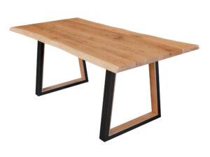 Debowy Stół  Mavardo 100×200 czarne nogi