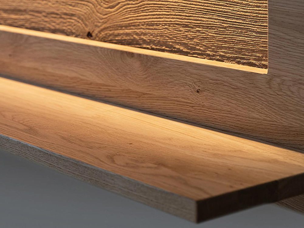 Półka 120 cm Wisząca Dąb Olejowany Salar - obrazek 5