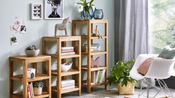 miniaturka Mały Regał Klasyczny Dębowy Bagan