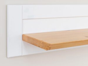 miniaturka Biała Półka Drewniana Klasyczna Petra