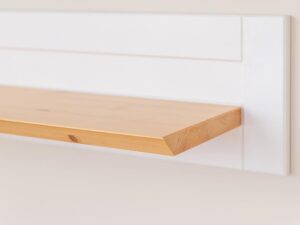 miniaturka Biała Półka Drewniana Klasyczna Petra