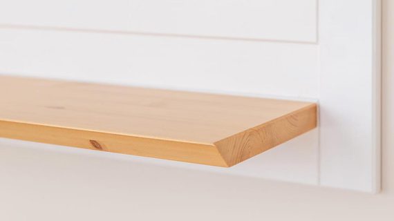 miniaturka Biała Półka Drewniana Klasyczna  Petra