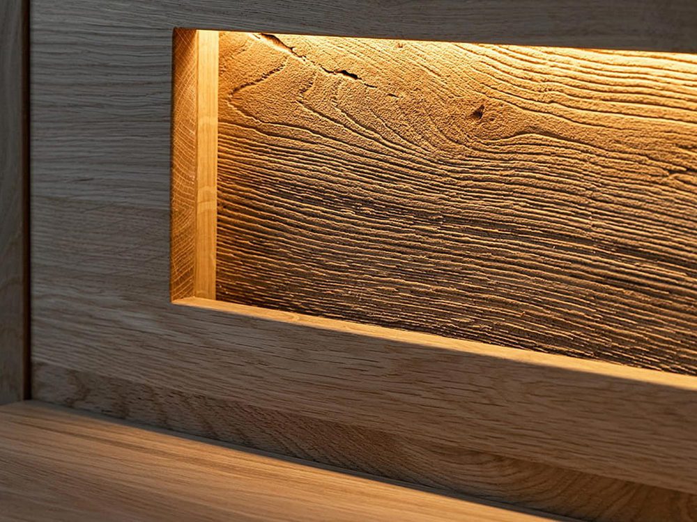 Półka 120 cm Wisząca Dąb Olejowany Salar - obrazek 6