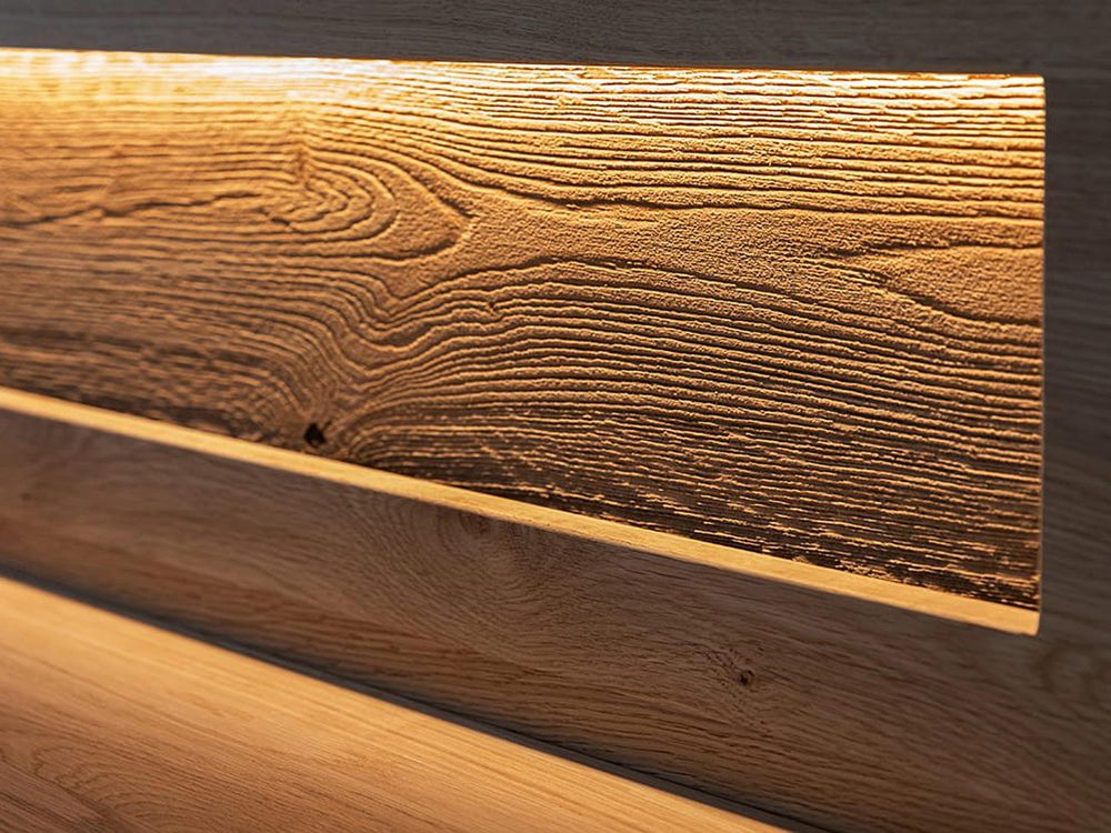 Półka 120 cm Wisząca Dąb Olejowany Salar - obrazek 4