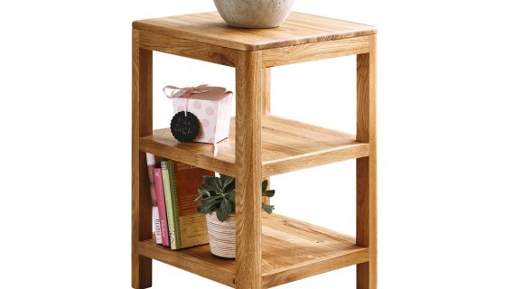 Mały Regał Klasyczny Dębowy Bagan