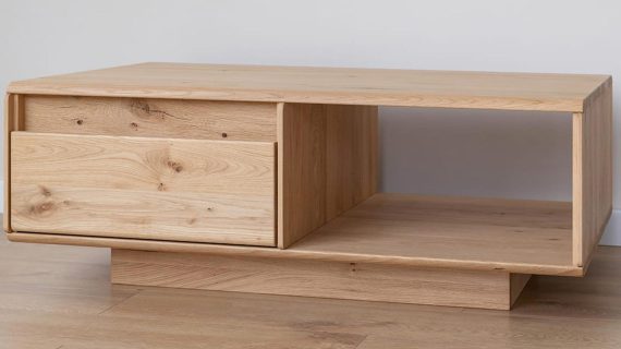 miniaturka Elegancki Dąb Ława z Szufladą Salar