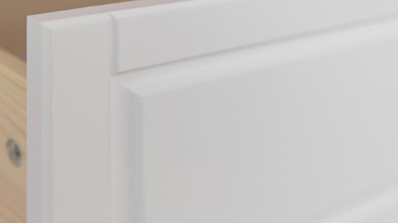 miniaturka Komoda Klasyczna z Litego Drewna w Bieli Petra