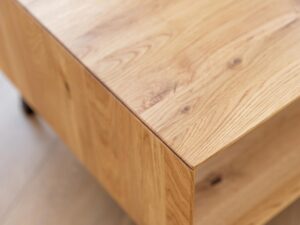 miniaturka Loft Stolik Kawowy Dąb Naturalny Stal Kyoto