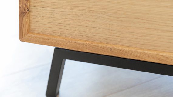 Loft Szafka RTV 200 Zamknięta Dębowa Kyoto - obrazek 6