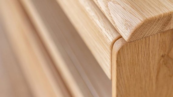 miniaturka Wysoka Szafka RTV Naturalny Dąb Salar