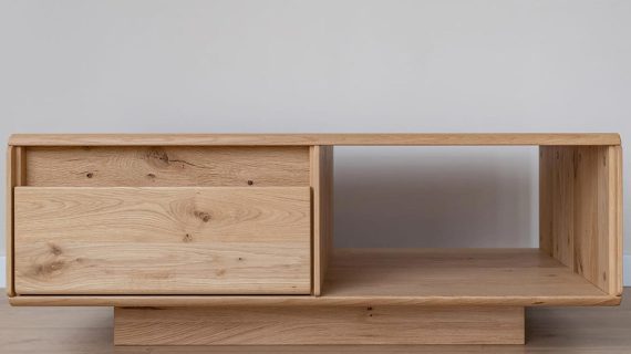 miniaturka Elegancki Dąb Ława z Szufladą Salar